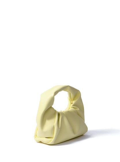 Marshmallow Croissant Bright Yellow Bag