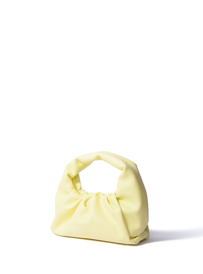 Marshmallow Croissant Bright Yellow Bag