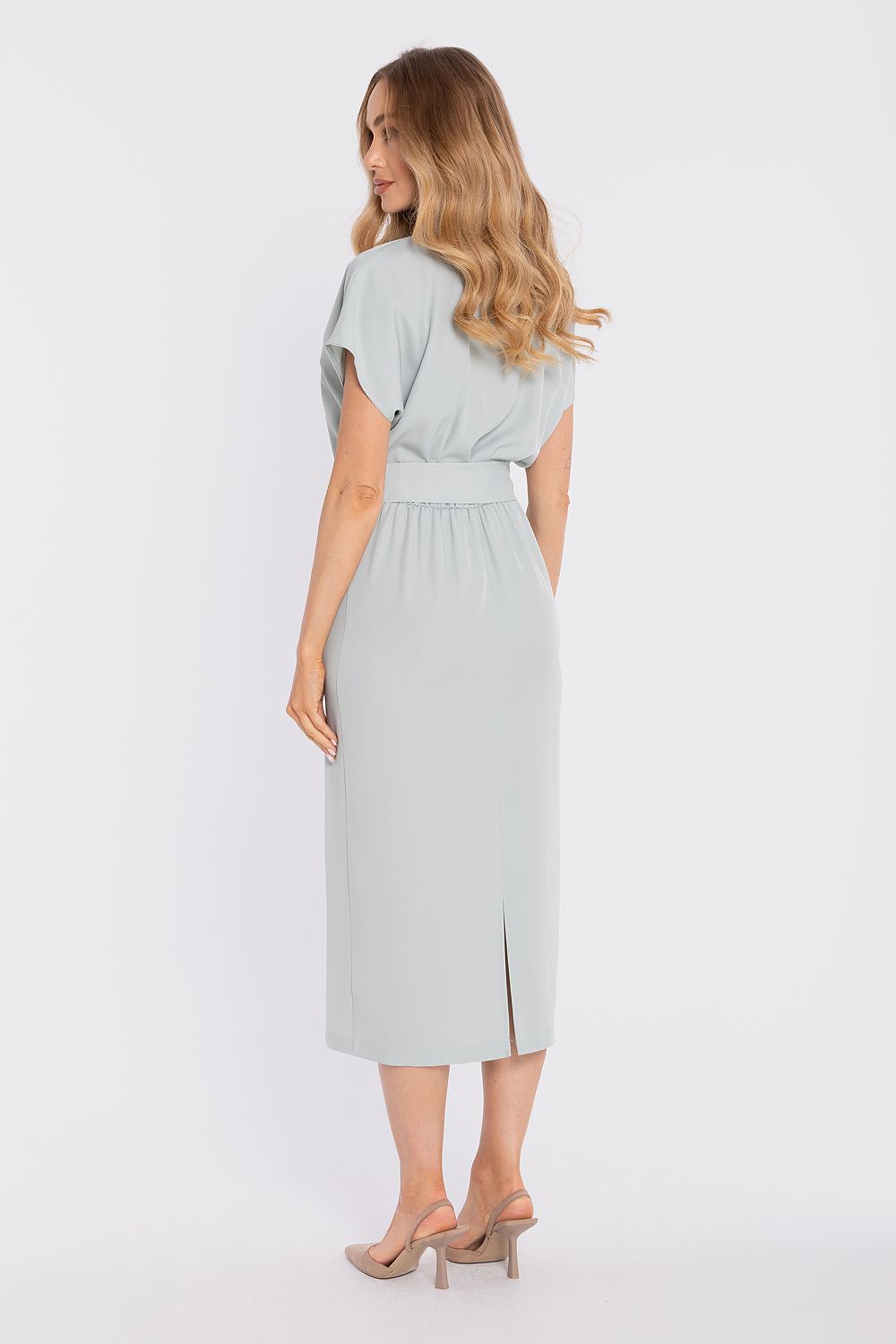 Aloura Midi Dress Green