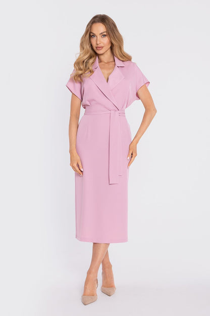 Aloura Midi Dress Pink