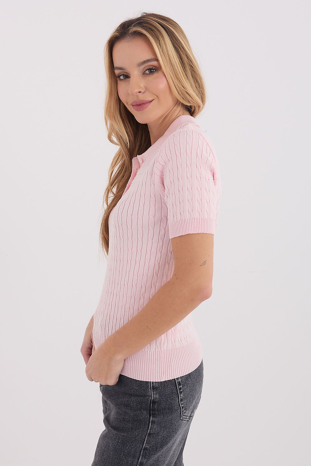  Short sleeve sweater model 222824 Factory Price 