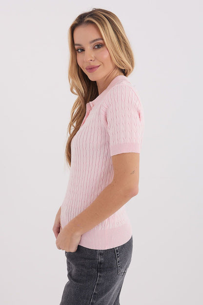  Short sleeve sweater model 222824 Factory Price 