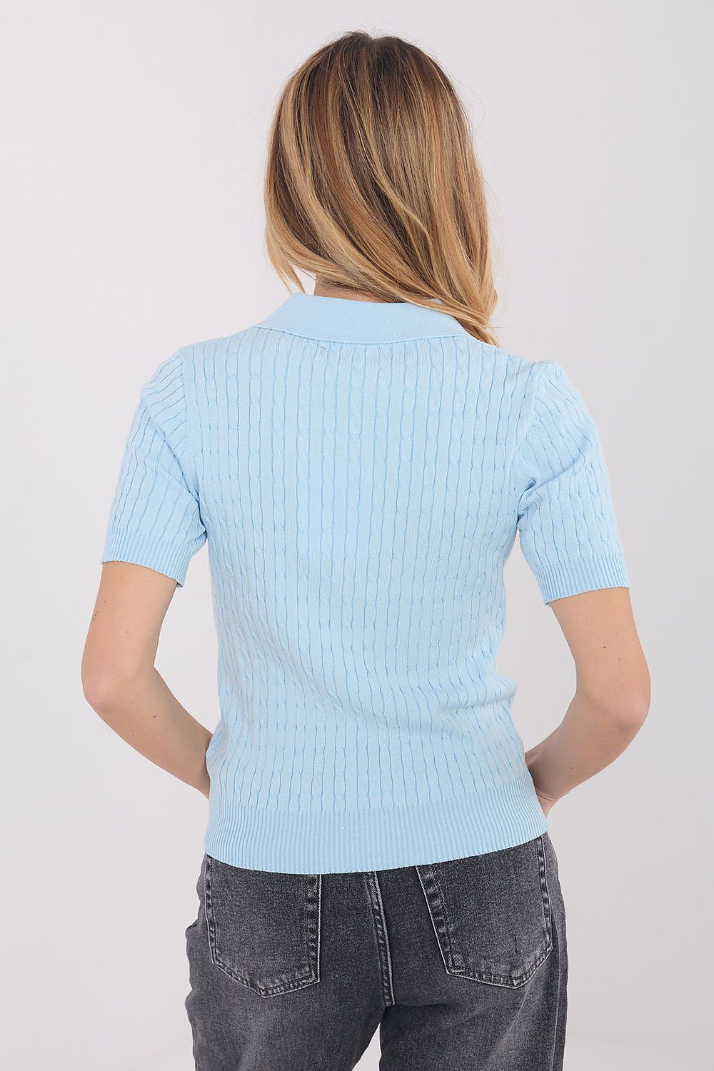  Short sleeve sweater model 222826 Factory Price 